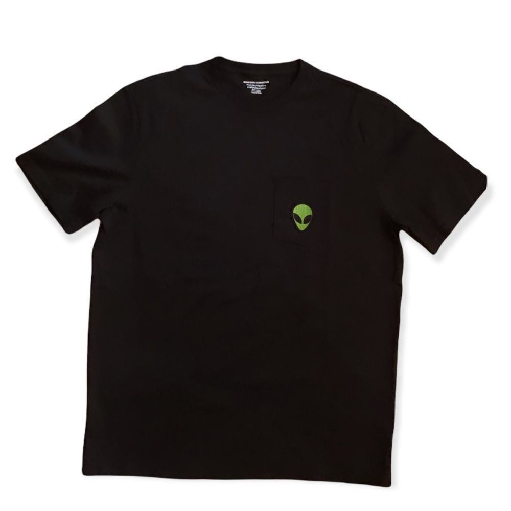 NWT Wool + Pepper Co. Unisex Alien Pocket Tee